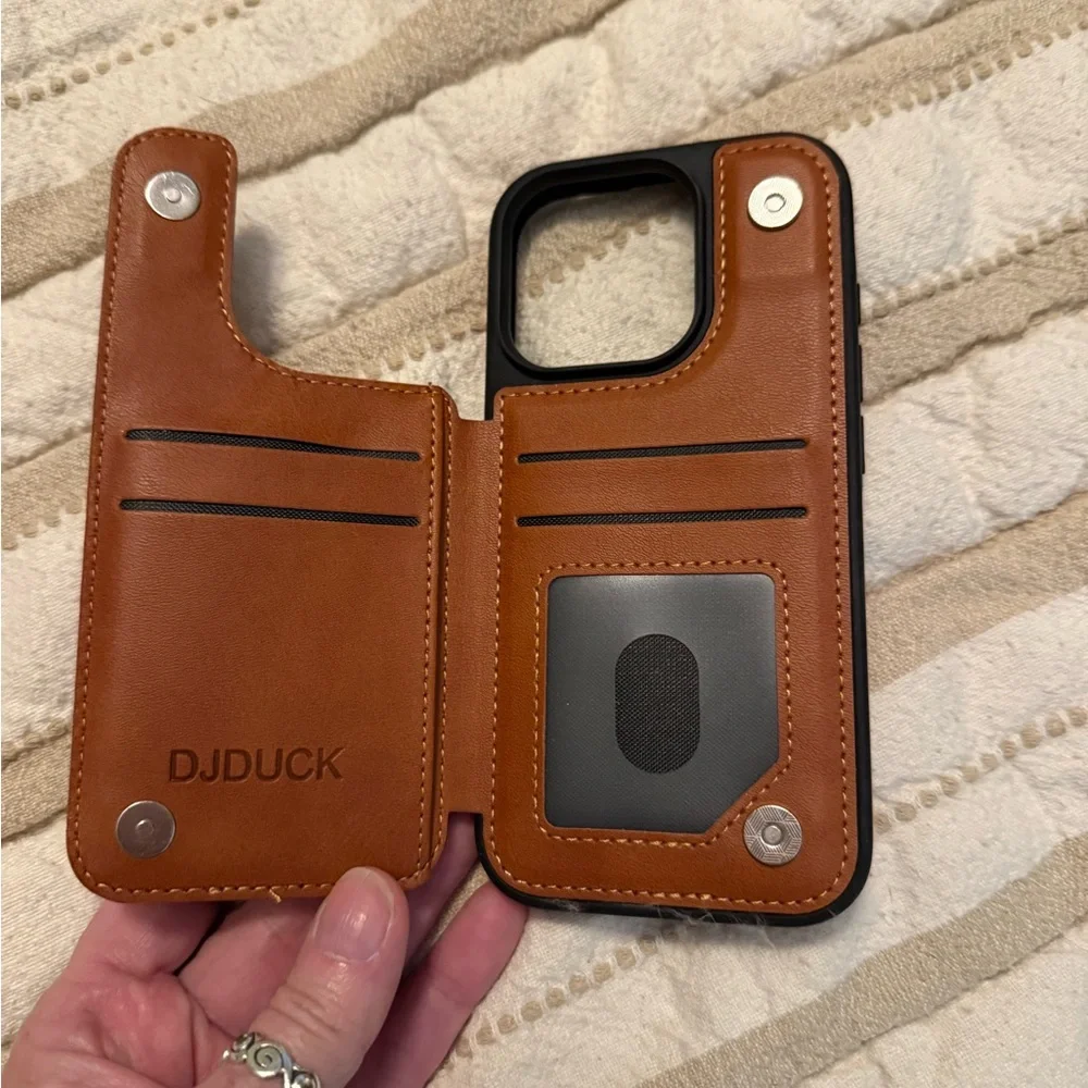 Premium Leather Phone Case - Tan